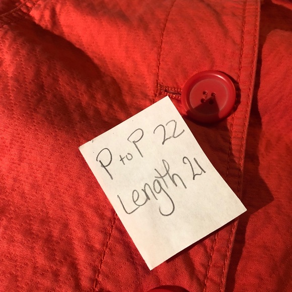 Liz Claiborne jacket. Thin quilt swingy hip length size large petite - Picture 14 of 16